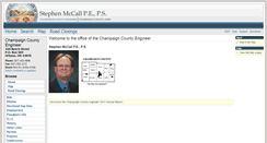 Desktop Screenshot of engineer.co.champaign.oh.us